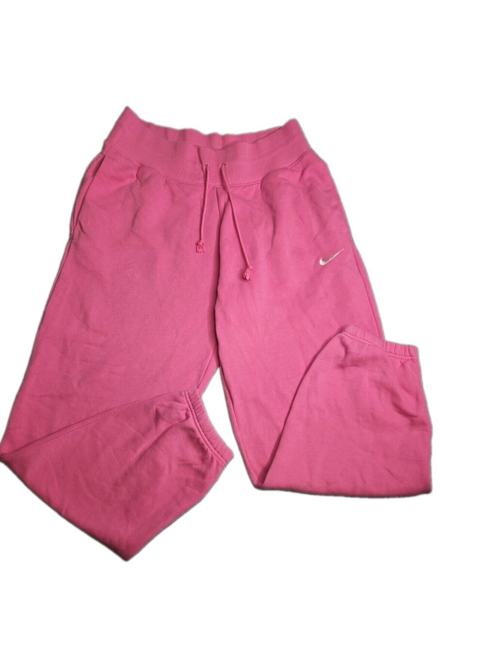 Nike Phoenix Fleece High Waisted Oversized Sweatpants Pink Women’s Medium EUC